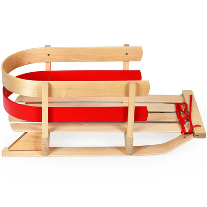 Baby Kids Wooden Sled