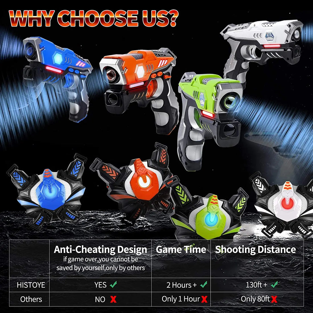 Electric Laser Tag Infrared Toy Guns